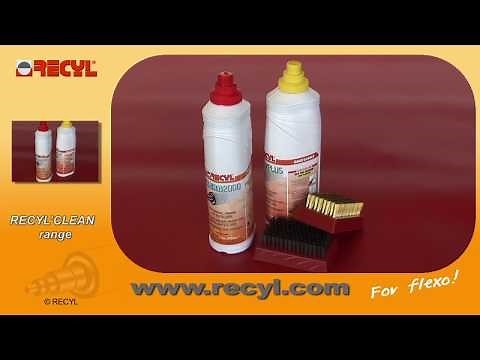 【Recyl Clean 2000】How to clean the Ceramic Anilox & Chrome Rollers? It is the Answer.