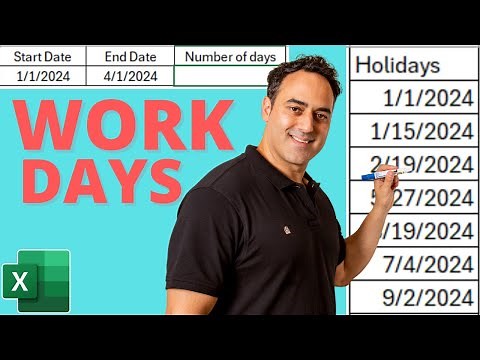 How to Calculate Work Days in Microsoft Excel