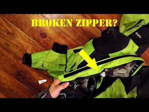 Drysuit Zipper Fix I MasterSeal TIZip Drysuit Zipper Repair
