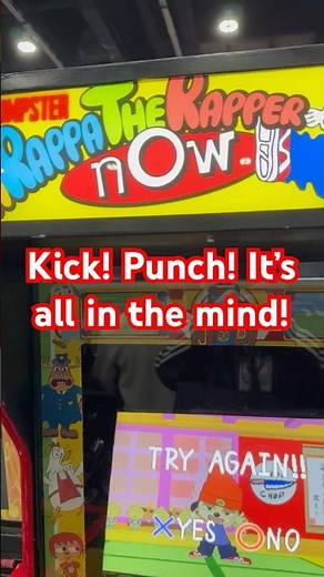 Parappa the Rapper Arcade Cab at #MGC