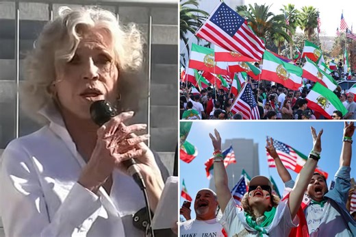 ‘Hanoi’ Jane Fonda leaves her $6M LA mansion to slam Tehran strikes — as Iranian Americans celebrate in streets