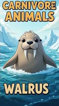 CARNIVORE ANIMALS NAME WITH PICTURES | KIDS LEARNING | EDUCATIONAL VIDEO | PART 1