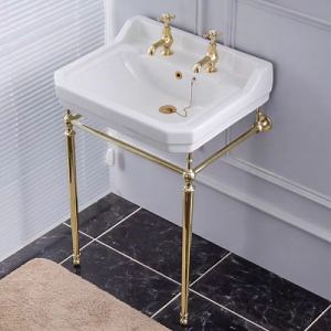[Hot Item] Luxury Classic Square Basin Burlington Victorian Style Medium Traditional Antique Wash Basin UK Bathroom Sink