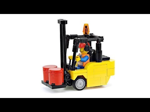 LEGO Forklift Loader MOC Building Instructions