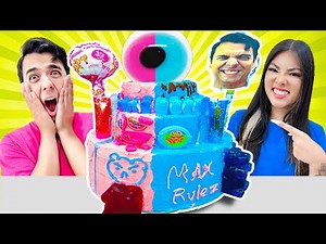 Pink vs Blue Cake Decorating Challenge