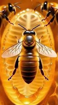 Queen Bee Life Cycle in 60 Seconds | Birth to Mating | Nature Documentary