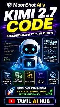 The 1 Trillion Parameter AI Coding Beast! Kimi K2.7 Code #ai #llm #aimodel #code #kimi #tamiltech