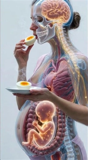 What Happens to Your Baby When You Eat an Egg During Pregnancy? 🥚🤰 (3D Animation)