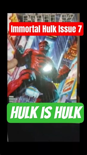 The Immortal Hulk Issue 7 Hulk Is Hulk #immortalhulk #marvelcovers #marvel #modernmarvels