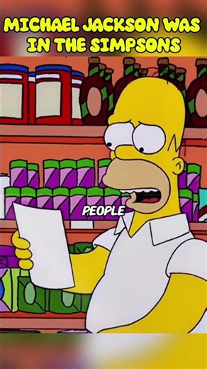 Michael Jackson Voiced A Simpsons Character? #simpsons #michaeljackson