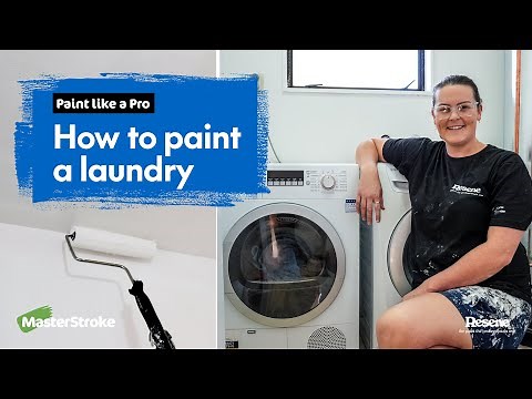 Paint like a Pro - How to paint a laundry