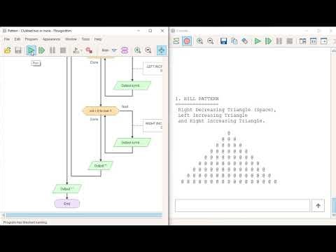 Solve Any Pattern Problem | Hill Pattern | Flowgorithm | Any Pattern in Any Language