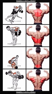 996K views · 7.8K reactions | ✅ Back workout using dumbbells ① Incline Row ② One Hand Bent Over Row ③ Deadlift ④ Reverse Fly 3 sets 10 reps #fitness #gym #exercise #workout #workoutroutine #exercisetips #fitnesstips #bodybuilding #backday #backworkout #backexercises | Fitnesslabo | Facebook