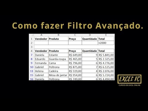 Como usar o Filtro Avançado no Excel | Excel FC