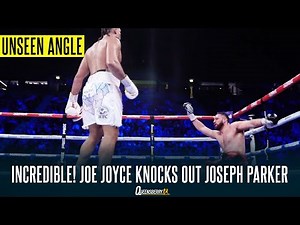 UNSEEN ANGLE 🎥 JOE JOYCE DESTROYS JOSEPH PARKER WITH KNOCK OUT TO WIN WBO INTERIM HEAVYWEIGHT TITLE