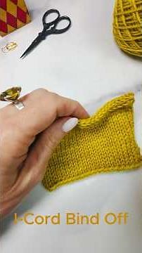 I-Cord Bind Off Tutorial