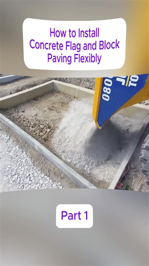 Flexible Installation of Concrete Flag and Block Paving