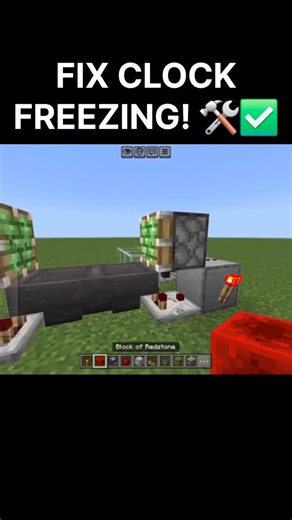 Stop your Redstone Clock from freezing! (Etho Clock) 🧊