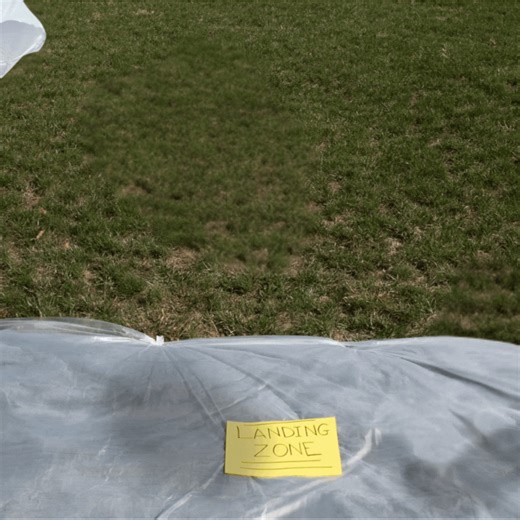 Think you can drop a pumpkin without it breaking? Challenge your kiddo to build a parachute that will protect their pumpkin and see if it lands safely! Share your kiddo’s parachute designs with us in the comments! https://bit.ly/2FNIpui #HalloweenSTEM #Pumpkin #STEMChallenge | Camp Invention