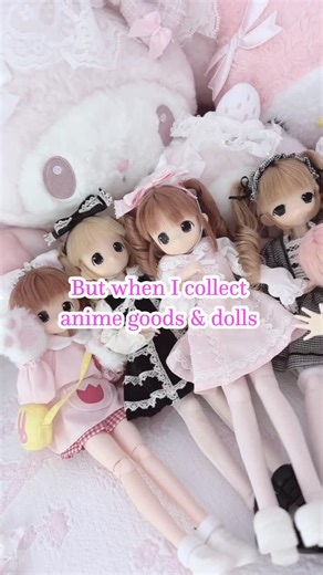 イーヴちゃん | Evie ♡ on Instagram: "As someone who has been collecting anime goods, Sanrio plushies and cute dolls for over 10 years, I’m happy that it’s become slightly more normalised, but it’s still a little bit sad how having more niche hobbies is still seen as ‘weird’ despite the fact that certain brands like Popmart or Sylvanians are seen as normal. Why can’t we all enjoy collecting what we love without judgement and being seen as odd ?💕💭🥹🫶🏻 . . . Keywords kawaii ₊‧꒰ა ♡ ໒꒱ ‧₊˚ | Japanese f