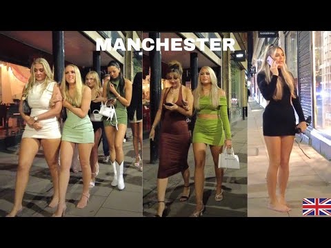 MANCHESTER UK NIGHTLIFE WALK TOUR - 1AM #manchester #uknightlife #uk #mrbeast