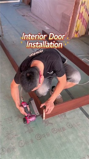 Step‑by‑step installation of interior door