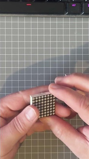 Message Blade — Turning an 8×8 LED Matrix into a scrolling message display