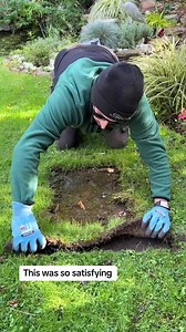 282K views · 851 reactions | 12_This was so satisfying, edging around old paving slab #lawnedging #paving #pavingslabs #gardening #satisfying #satisfyingvideos | Acres lawn care | Facebook