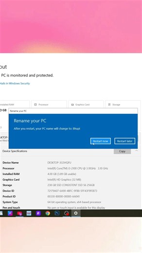 How to change Pc/Laptop Name in windows 10/11 |