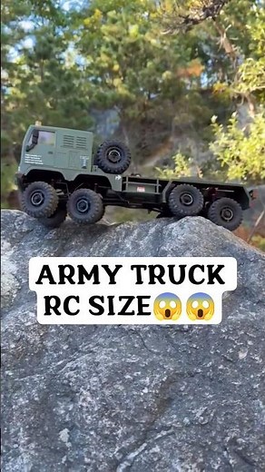 Real Army Truck in RC Size?!😱#RCCarMadness