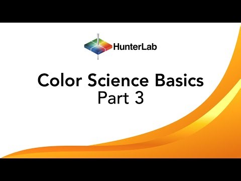 HunterLab Webinar: Color Science Fundamentals & Color Measurement Basics (Part 3)
