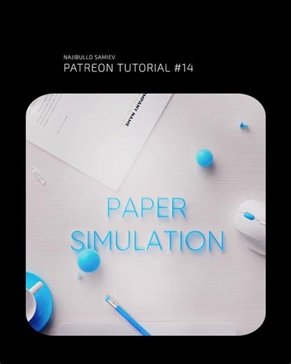 Paper Simulation Cinema 4D Tutorial