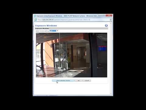 Tutorial: How to use Custom Exposure Zones in cameras from Axis Communications