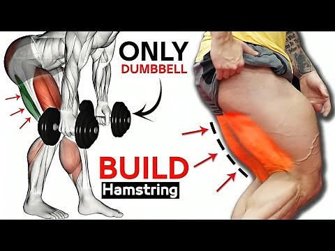 8 The Best Hamstring WORKOUT With Dumbbells