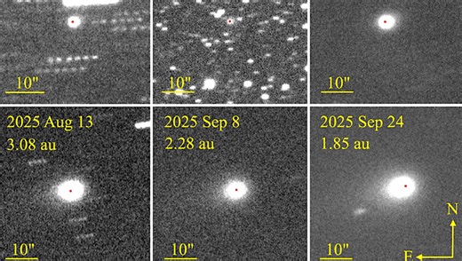 Interstellar Object 3I/ATLAS's Tail Appears To Have Changed Direction