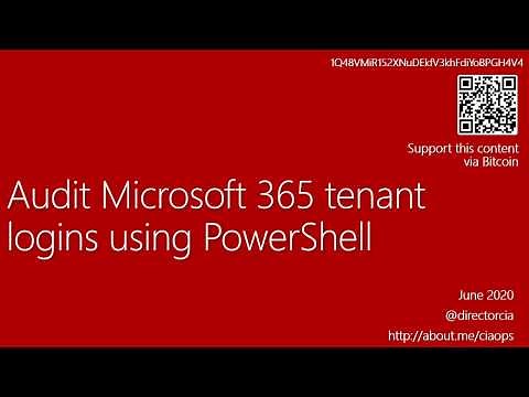 Audit Microsoft 365 tenant logins using PowerShell