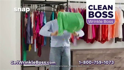 CleanBoss Wrinkle Boss TV Spot, 'Change Your World'
