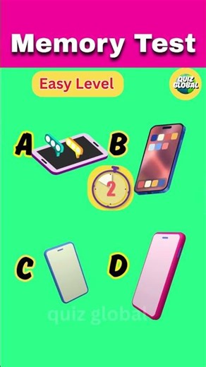 Memory Test 💡| Only For Genius | #quiz #iqtest