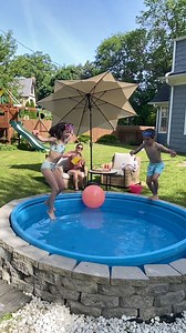 So satisfying to see our Pool go from gunky to bright blue! The size of our pool is directly related to the size of our summers here in Wisconsin 🤣! Small but sweet! That’s why we had to get the pool ready for the kids ASAP! #summervibes #family #pooltime #pool #satisfying | Gustavo Krystal Dance