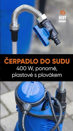 💧💪 Ponorné Čerpadlo GEKO: Ideální Partner pro Váš Sud! 🌧️🔋