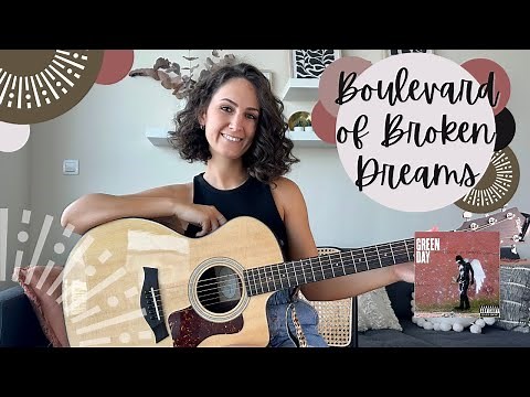 Boulevard of Broken Dreams - Green Day [BEGINNER GUITAR LESSON] chords, strumming and lyrics