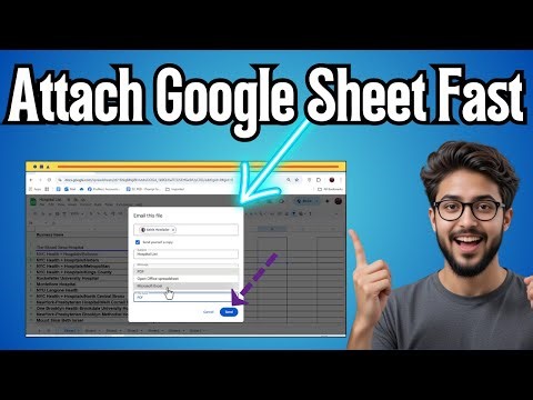 How To Attach Google Sheet In Email | Share Data Instantly (2025)