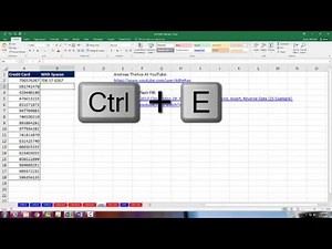 Excel Magic Trick 1261: Flash Fill to Add Spaces to Credit Card Numbers