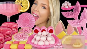 42K views · 998 reactions | ASMR PINK DESSERTS *PINK LEMONADE...