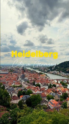 Heidelberg, Germany: A Journey Through Castle Views, Old Bridge, and Café Vibes.#heidelberg #germany