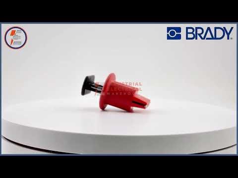 Brady 90844 – Miniature Circuit Breaker Lockout (0.28" Diameter, Red)