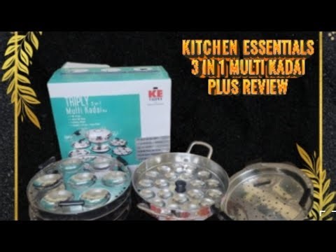 Kitchen Essentials Triply 3 in 1 Multi Kadai Plus genuine review# yt shorts# review video