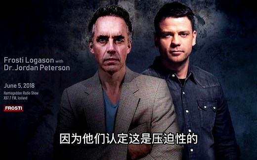 （中字）乔丹彼得森精彩回击合集JORDAN PETERSON 下半部分