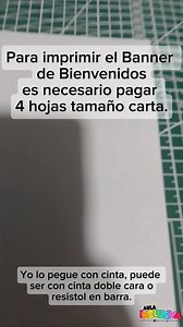 112K views · 810 reactions | ️ Tutorial para imprimir el Banner Bienvenidos. Imprimí en Epson L1250 | Aula Inclusiva | Facebook