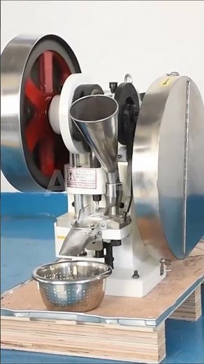 How TDP-6 single punch tablet press machine works?